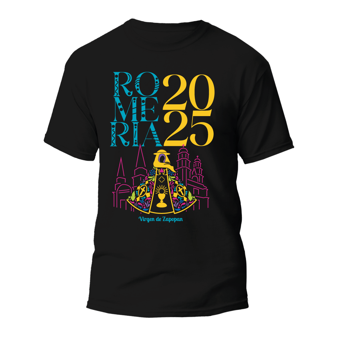 Playera Romería Oficial 2025 - Corte Unisex