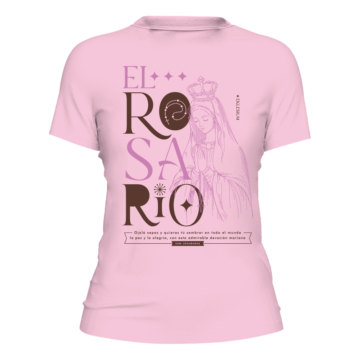 Playera Edición Especial Mes del Rosario - Dama