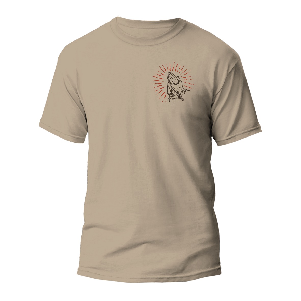Playera Edición Especial Mes del Rosario Beige - Caballero