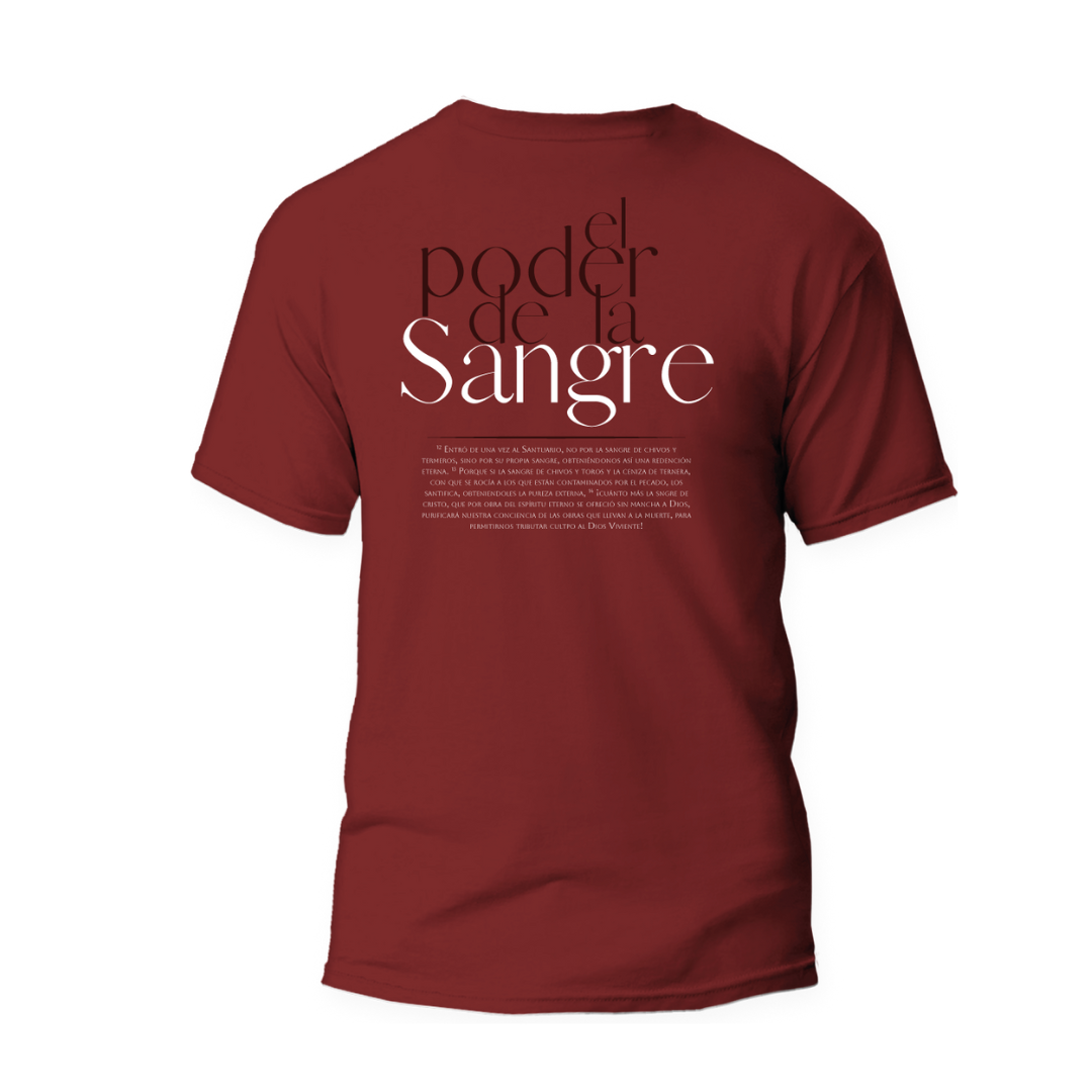 Playera Poder y Sangre - Caballero