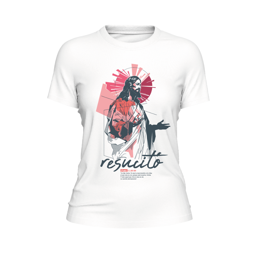 Playera Cristo Vitral - Dama
