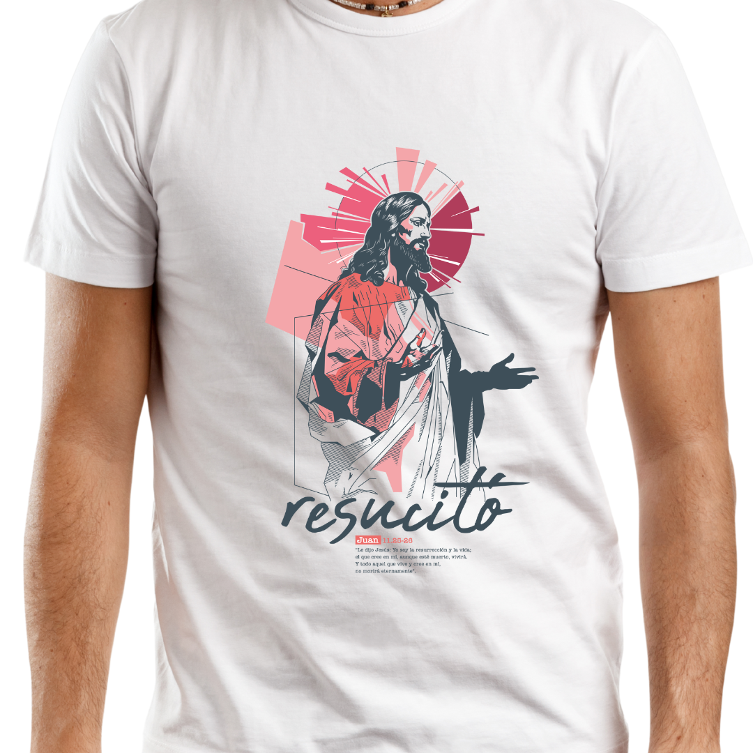 Playera Cristo Vitral - Caballero